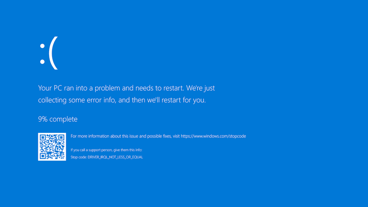 Pantalla azul muerte Windows Microsoft Pantalla azul muerte Windows Microsoft