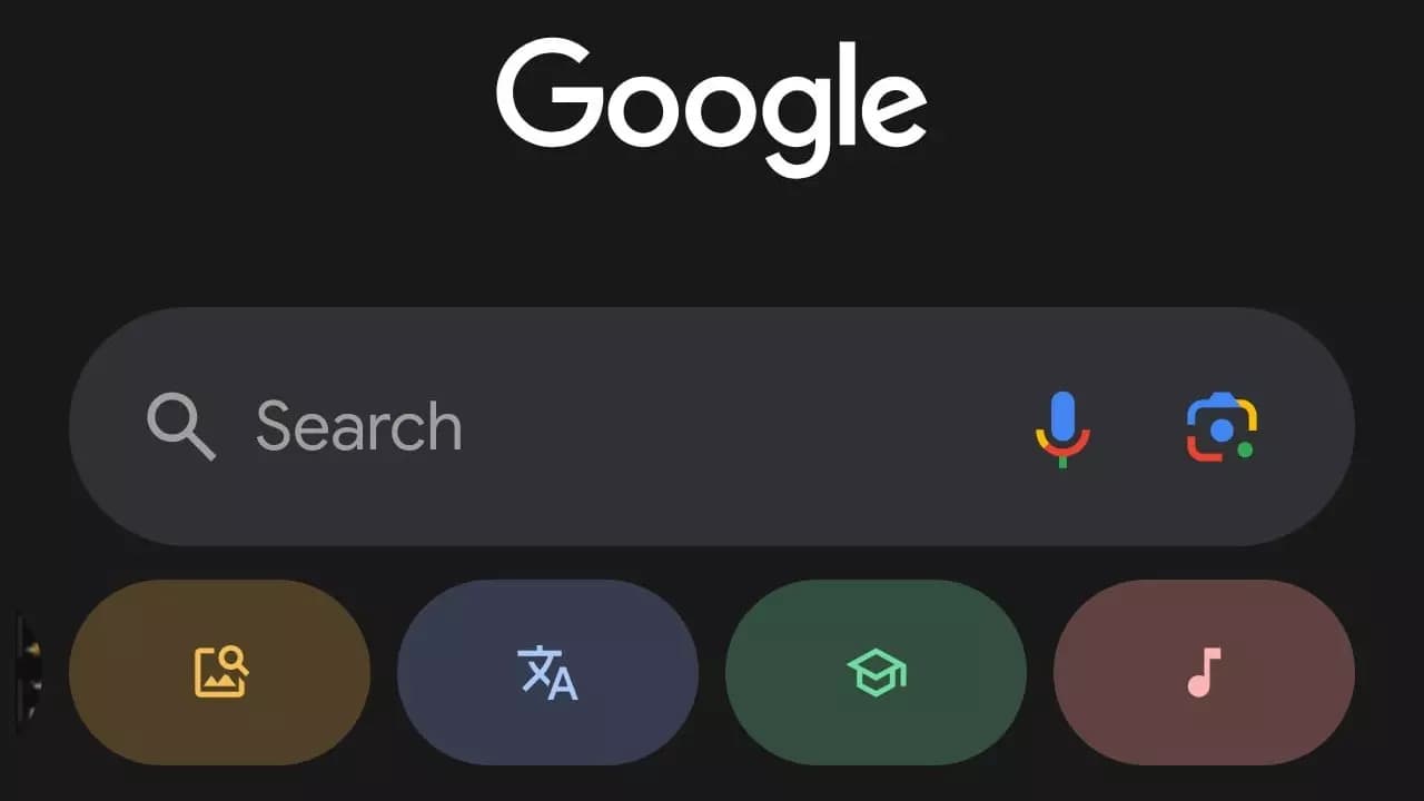 Google app dark theme old 1 Google app dark theme old 1