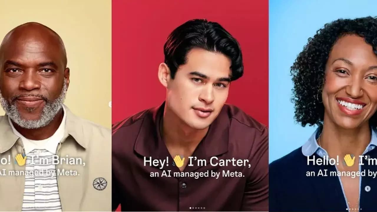 IA personas Meta perfiles sociales IA personas Meta perfiles sociales