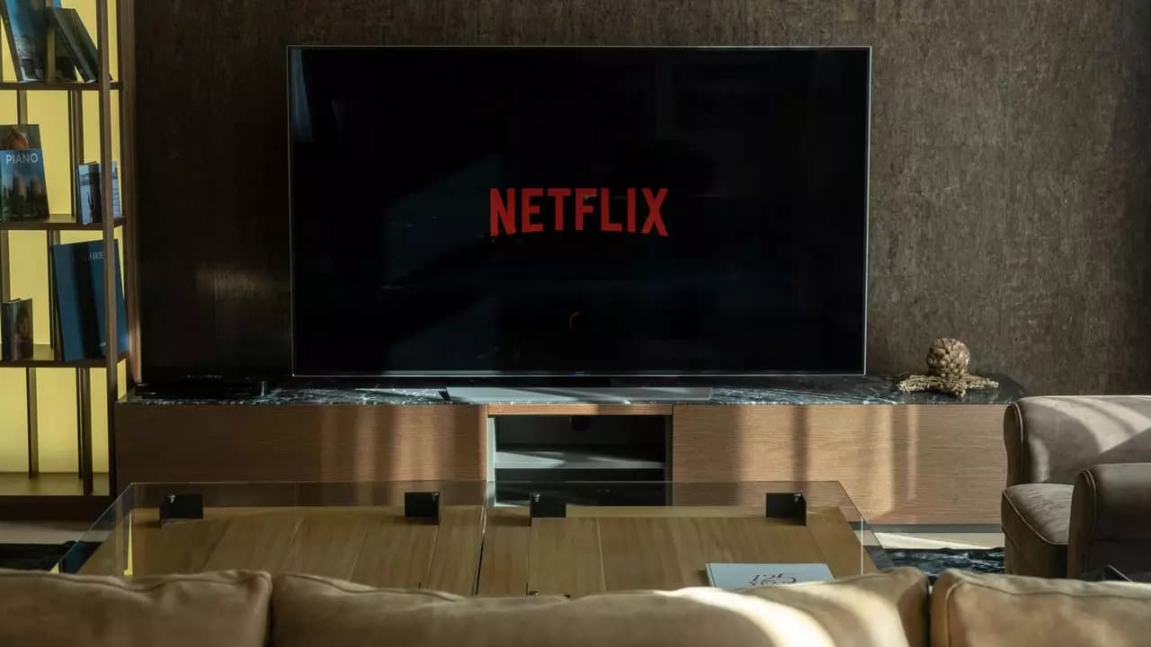 Smart TV logo Netflix casa salon Smart TV logo Netflix casa salon