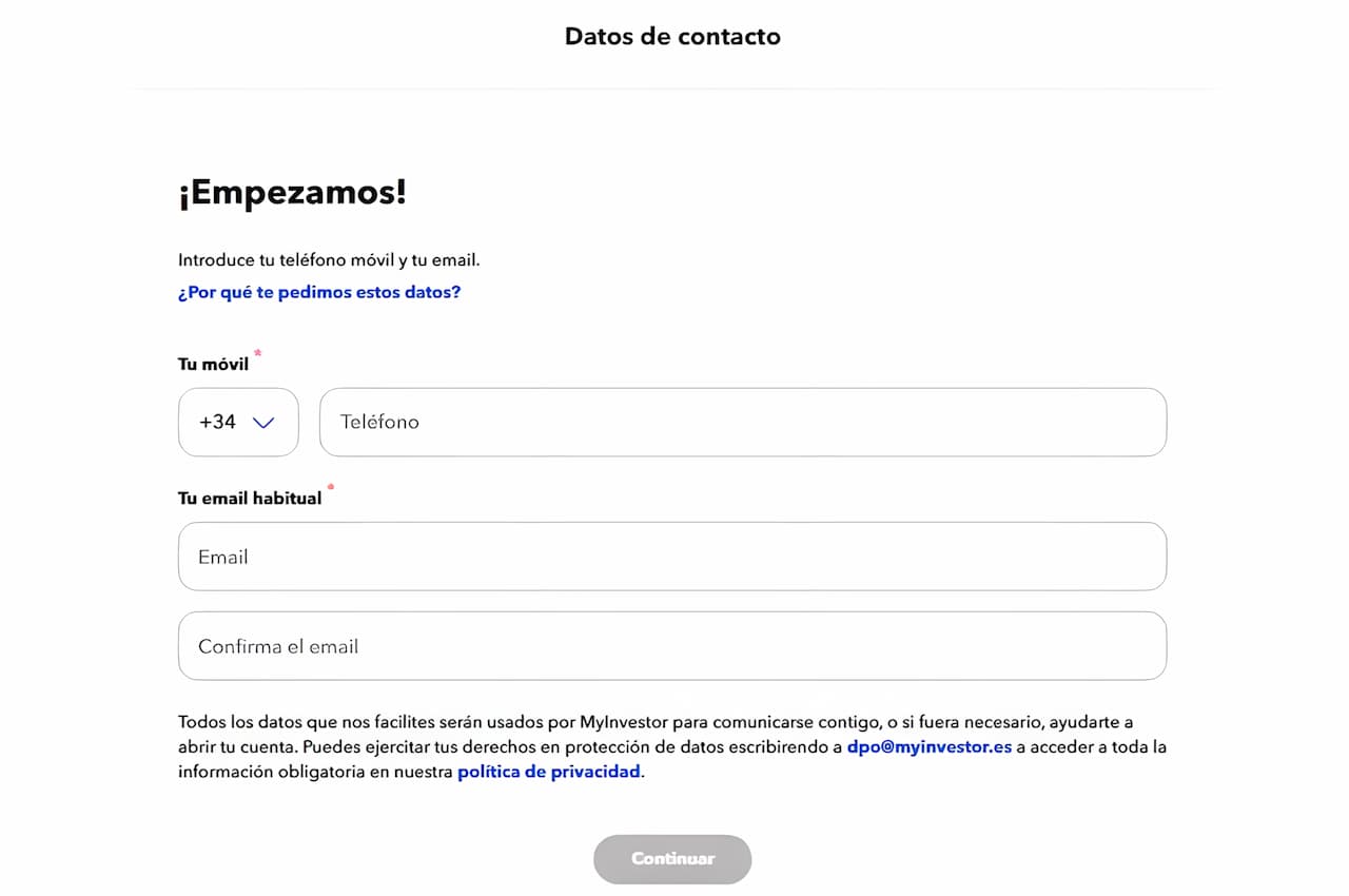 datos myinvestor datos myinvestor