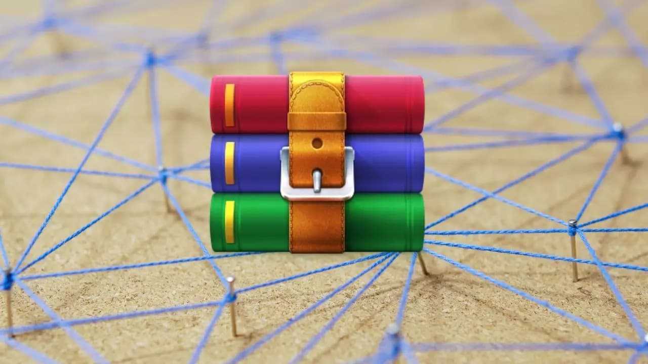 Fondo red conexion icono WinRAR Fondo red conexion icono WinRAR