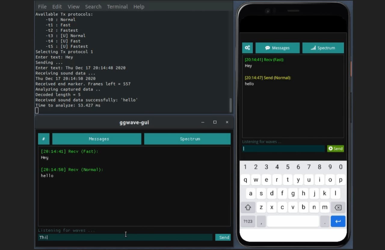ggwave demo github captura ggwave demo github captura