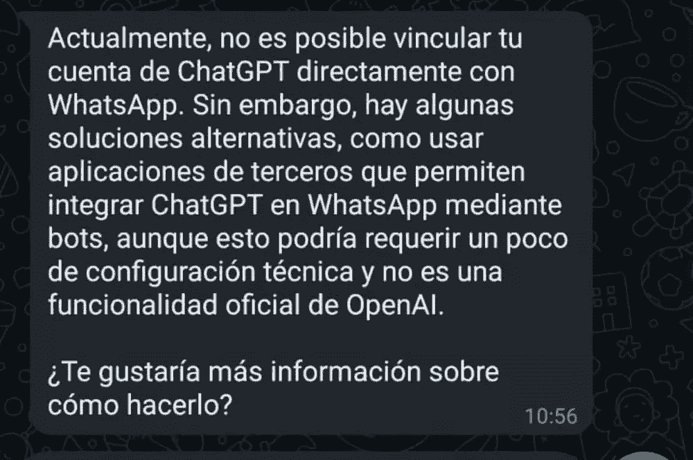 vincular ChatGPT WhatsApp vincular ChatGPT WhatsApp