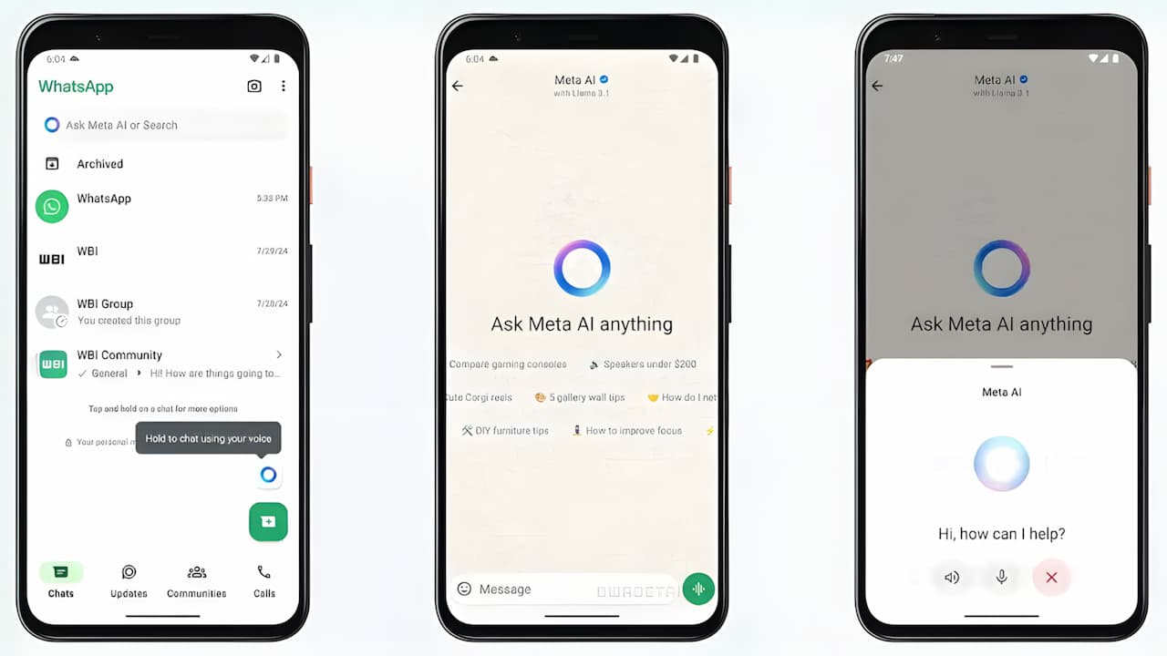 WA META AI NEW VOICE MODE FEATUR WA META AI NEW VOICE MODE FEATUR