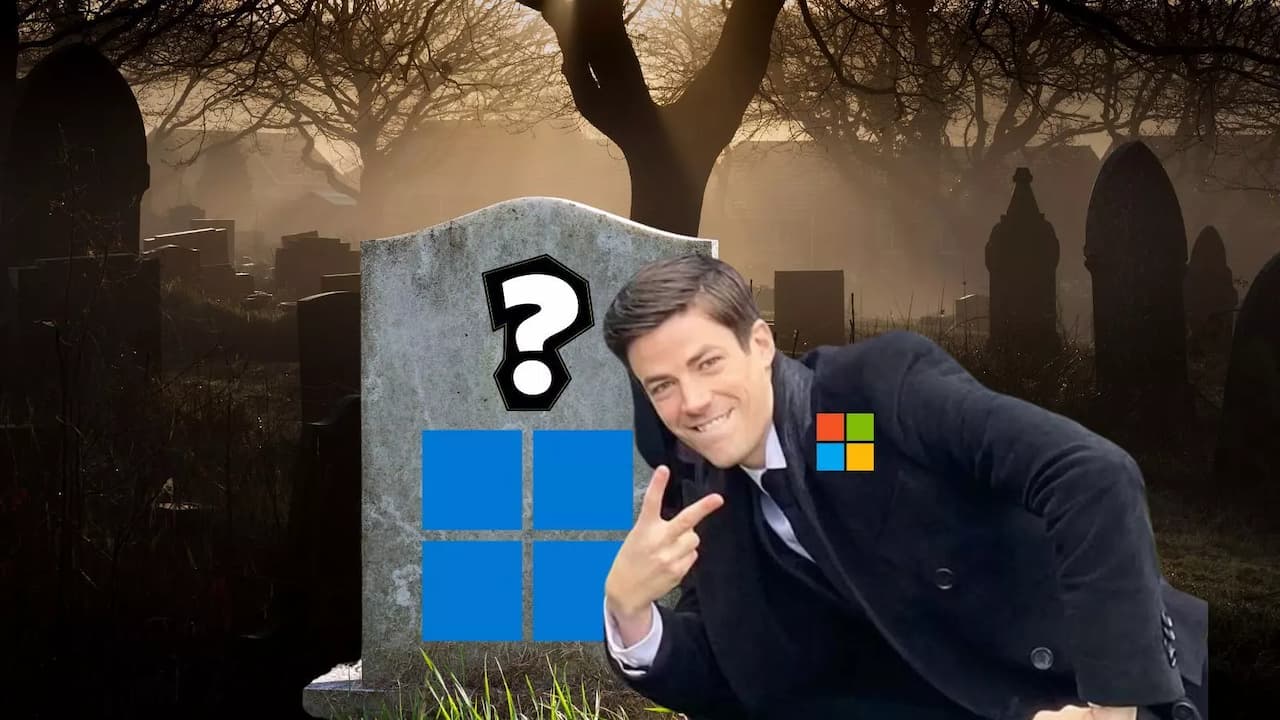 Actor The Flash posando tumba Microsoft app Windows Actor The Flash posando tumba Microsoft app Windows