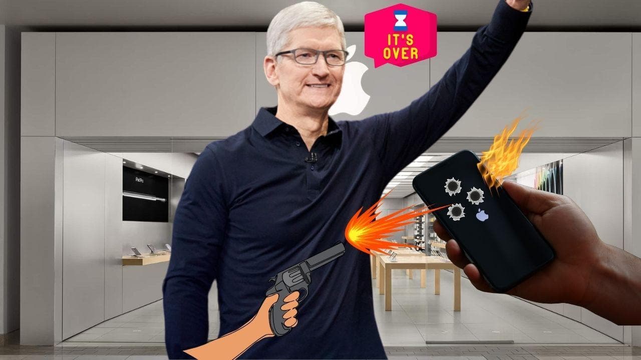 Apple tienda disparo iPhone explosion its over Apple tienda disparo iPhone explosion its over