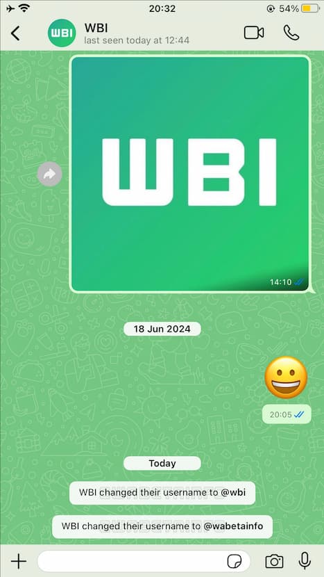 WA USERNAME UPDATED NOTIFICATION WA USERNAME UPDATED NOTIFICATION