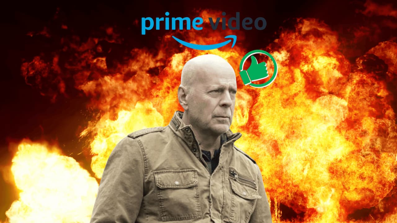Bruce Willis fuego explosiones Prime Video logo Bruce Willis fuego explosiones Prime Video logo