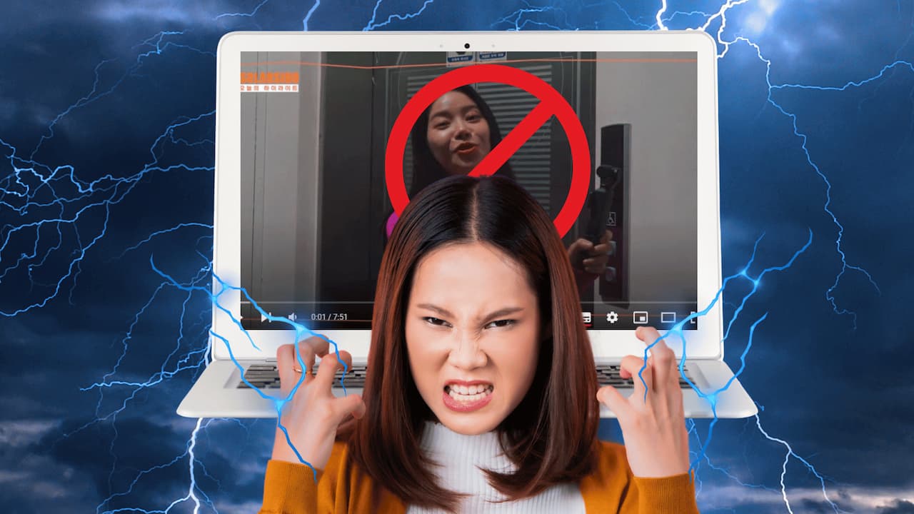 Chica enfadada electricidad video YouTube Chica enfadada electricidad video YouTube