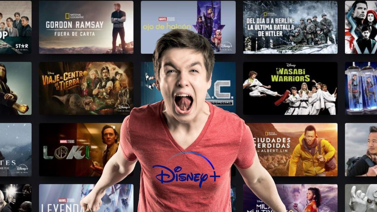 Chico gritando enfadado logo series Disney Plus Chico gritando enfadado logo series Disney Plus