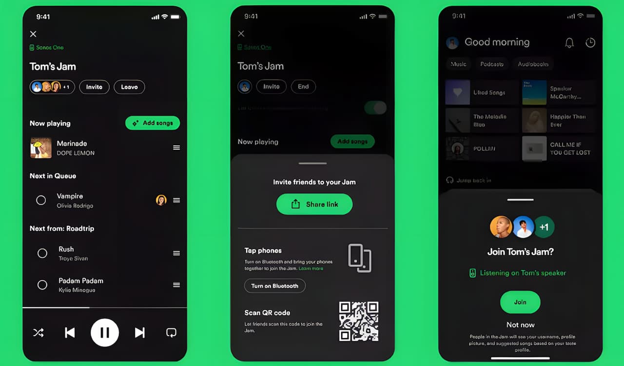 Spotify Jam app movil Spotify Jam app movil