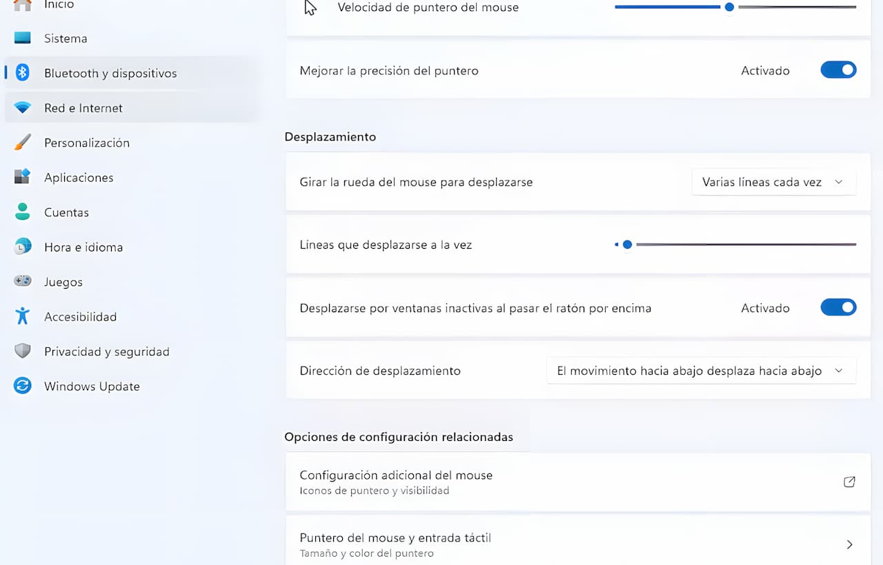 windows opciones windows opciones