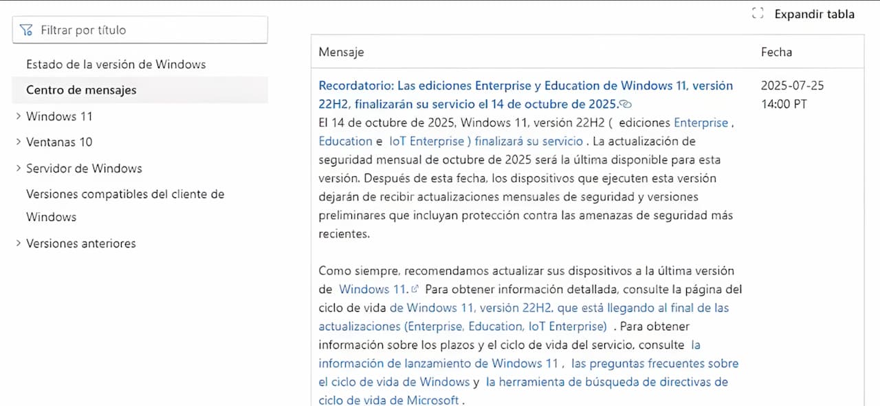 Final-soporte-Windows-22H2-mensaje-Microsoft Final-soporte-Windows-22H2-mensaje-Microsoft
