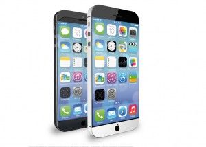 telefonia movil iphone 6 concepto