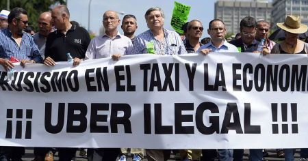 taxistas uber